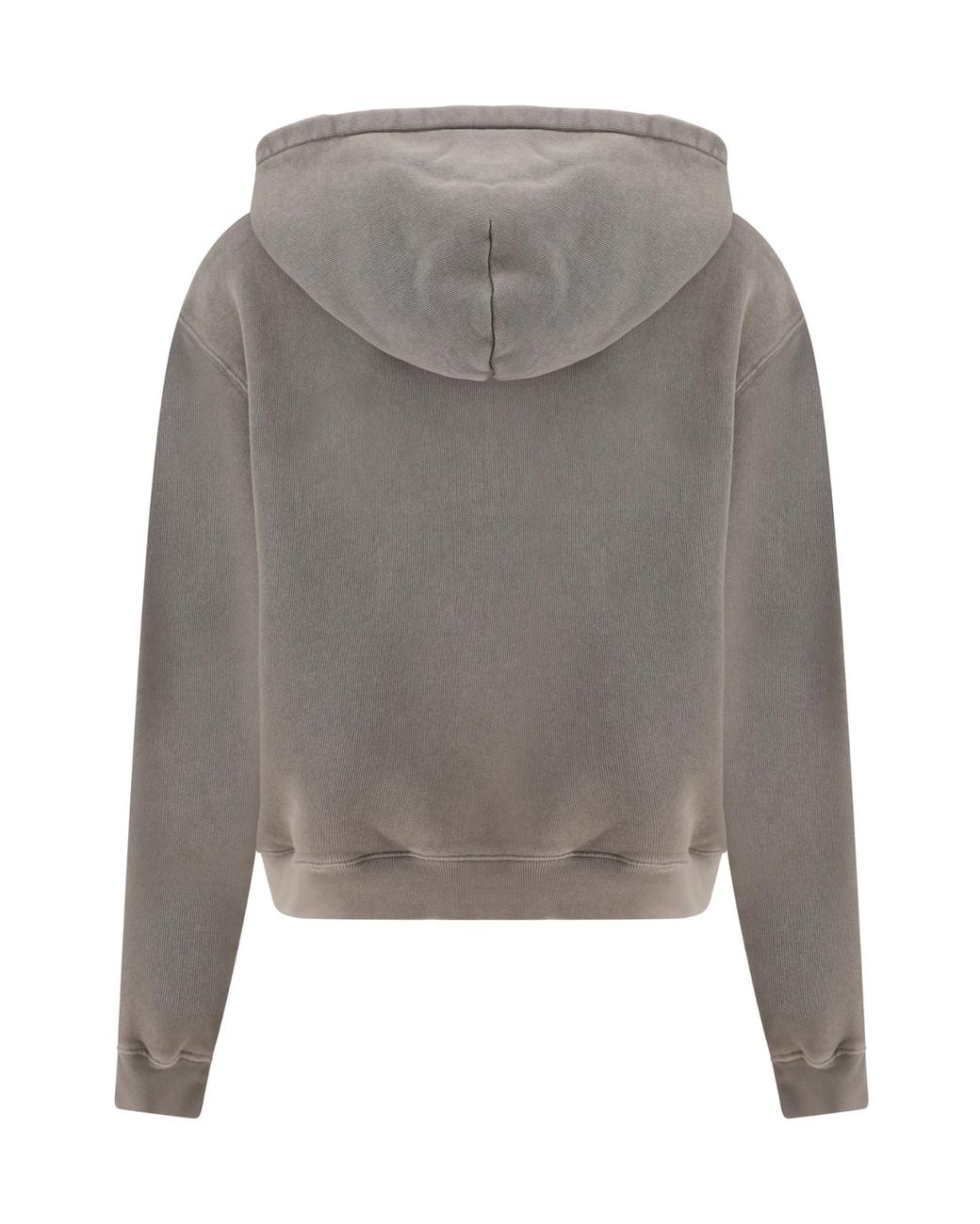 Alexander Wang Gray T By Blade Logo Embossed Hoodie