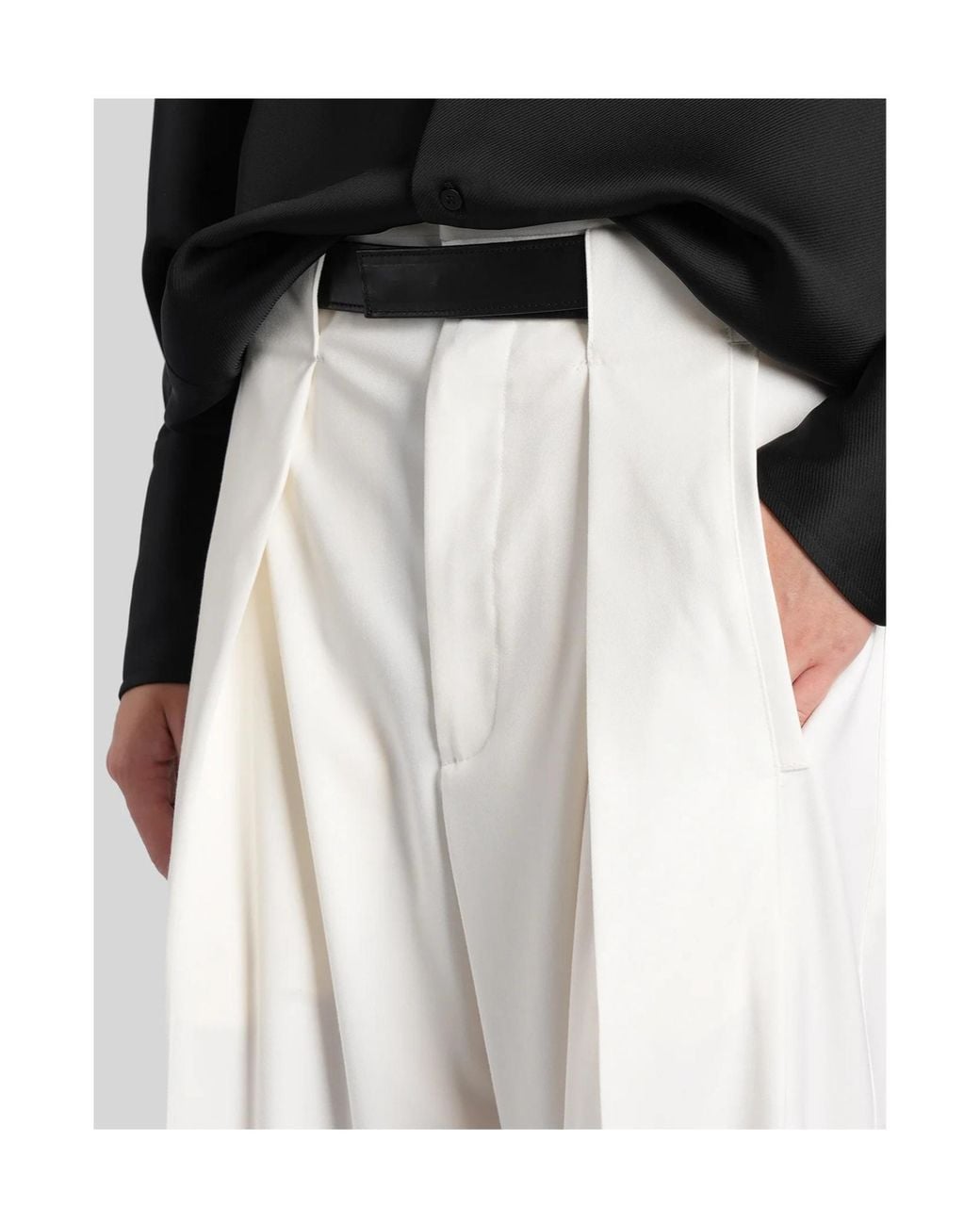DARKPARK White Ronda Trousers