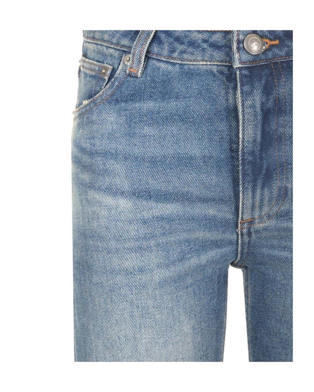 A.P.C. Blue Kylie Straight Leg Jeans