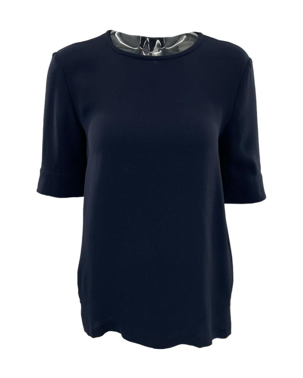 Max Mara Black Short-Sleeve Top