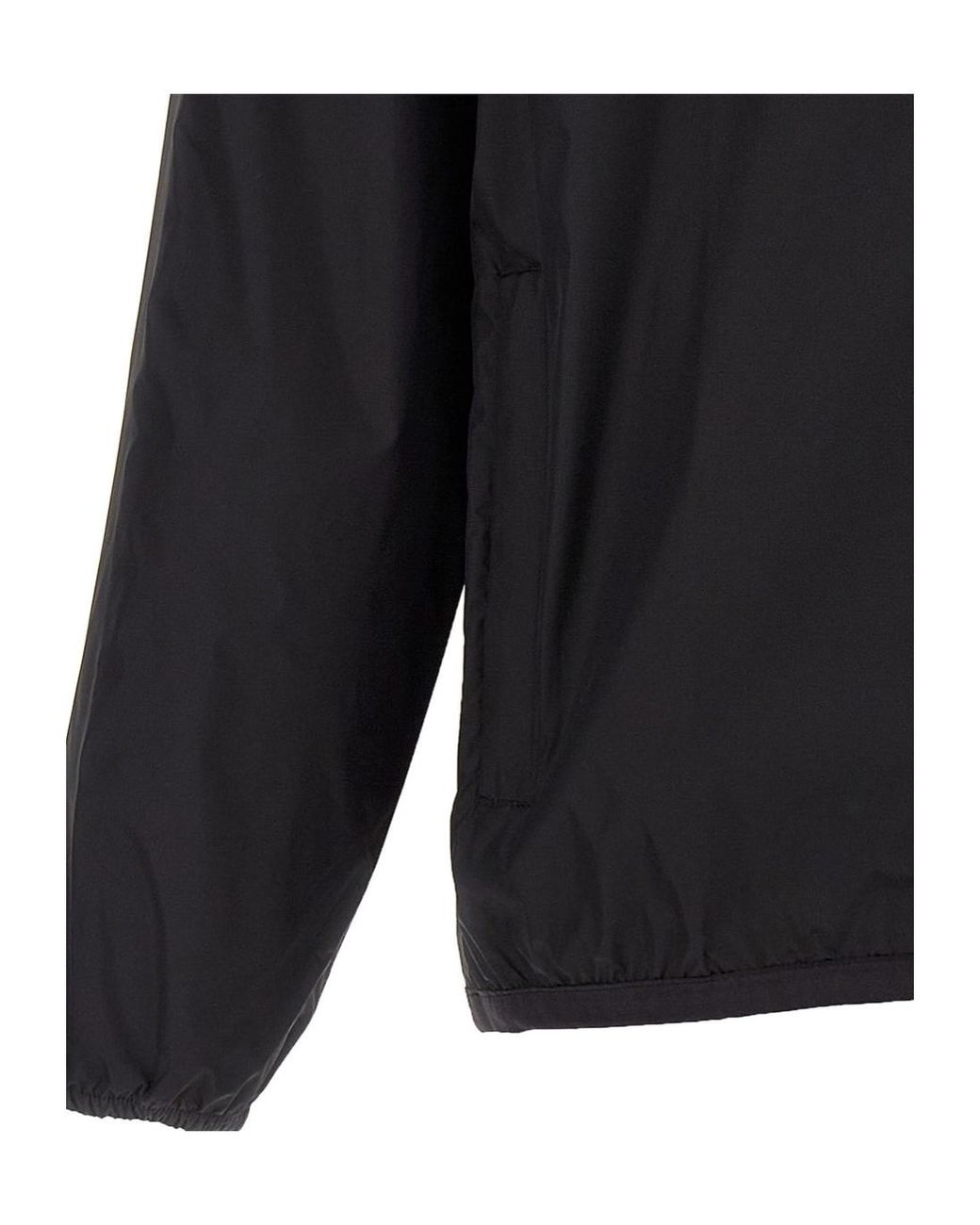 COMME DES GARÇONS PLAY Blue X K-Way Logo-Patch Hooded Jacket for men