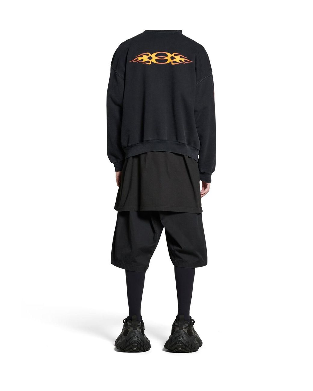 Balenciaga Blue Burning Unity Zipped Hoodie for men