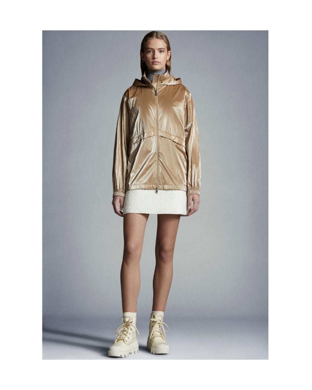 Moncler Natural Louvois Hooded Jacket