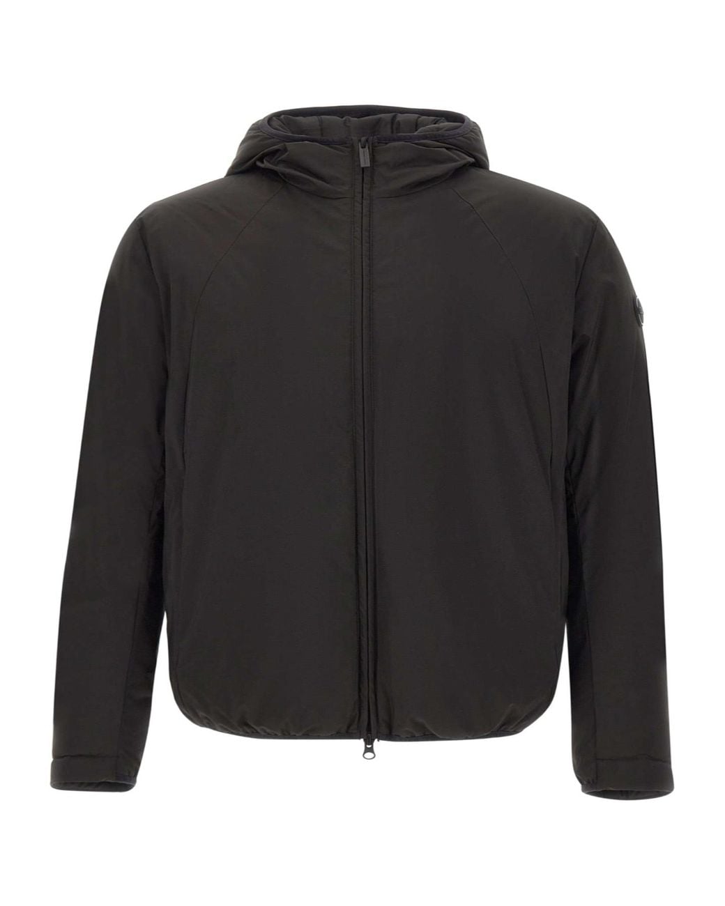 Colmar Black Long-Sleeve Hooded Padded Jacket for men