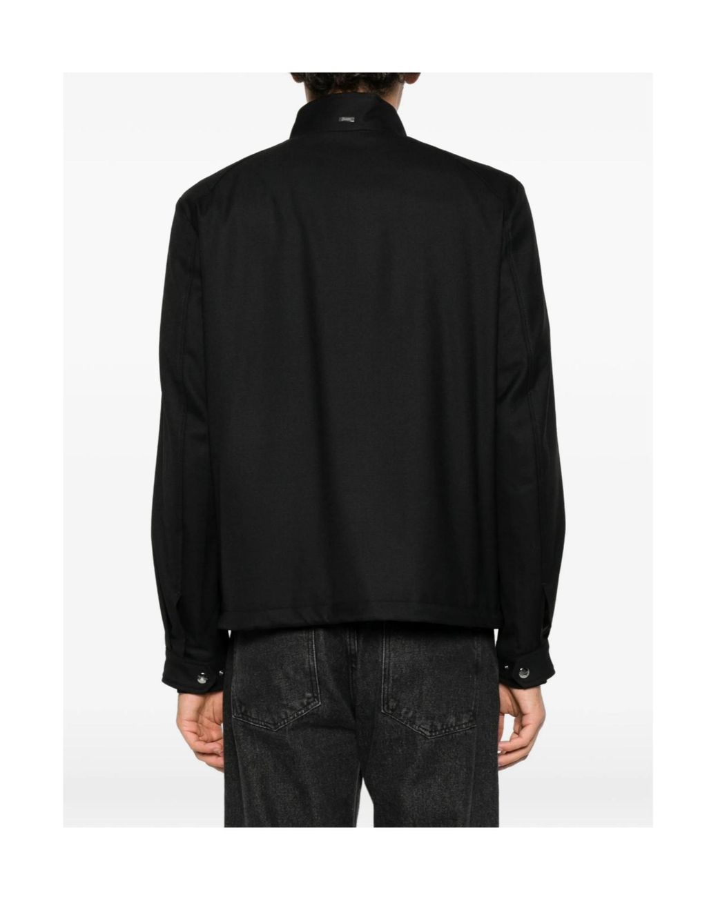 Herno Black Long-Sleeve Jacket for men
