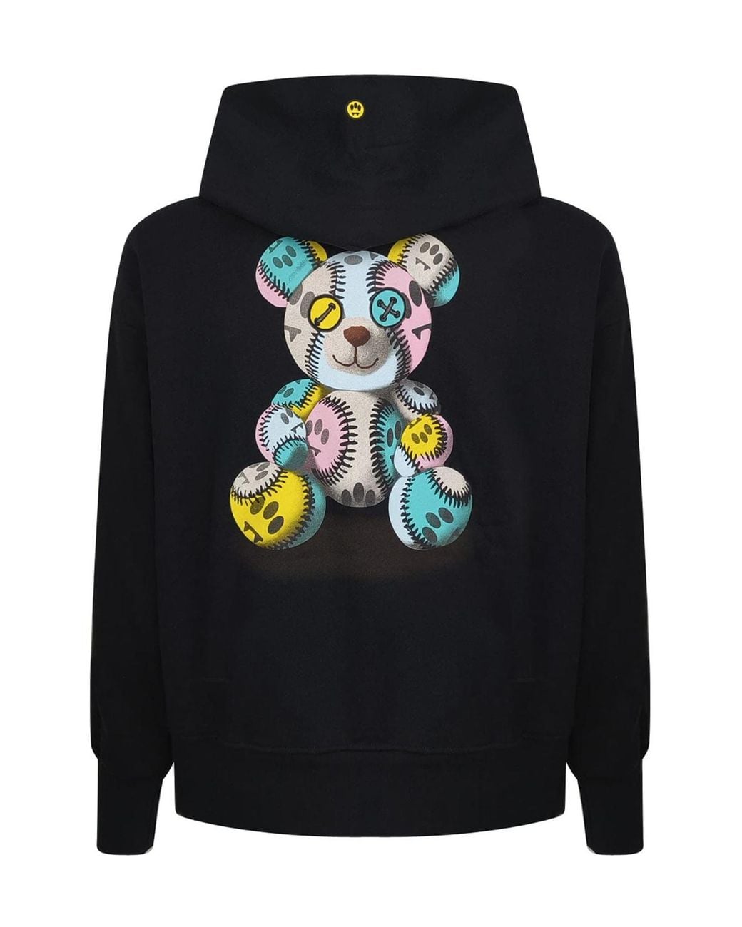 Barrow Blue Bear Printed Hoodie for men