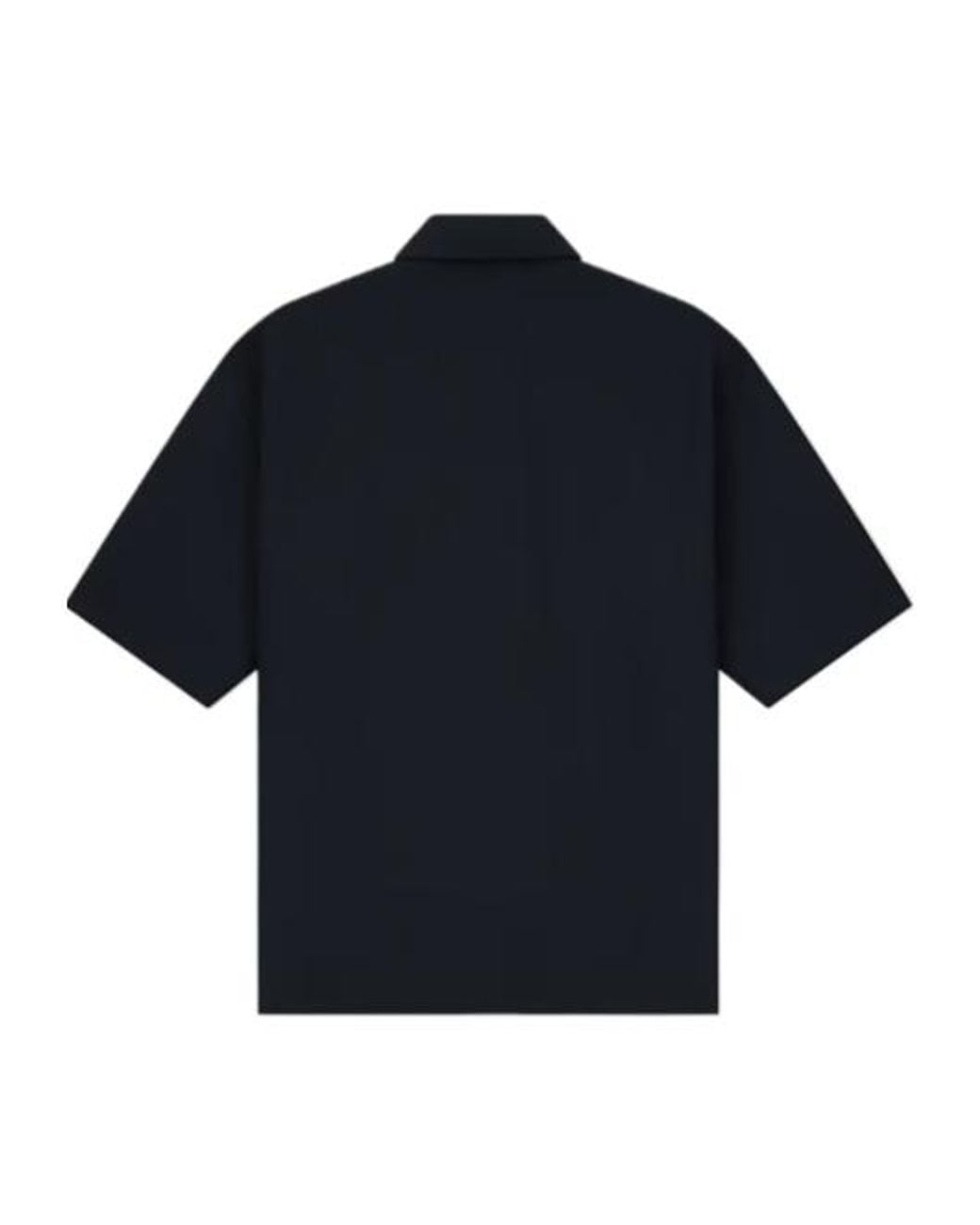 Emporio Armani Blue Seersucker Shirt With Down Padding And Rib Details for men
