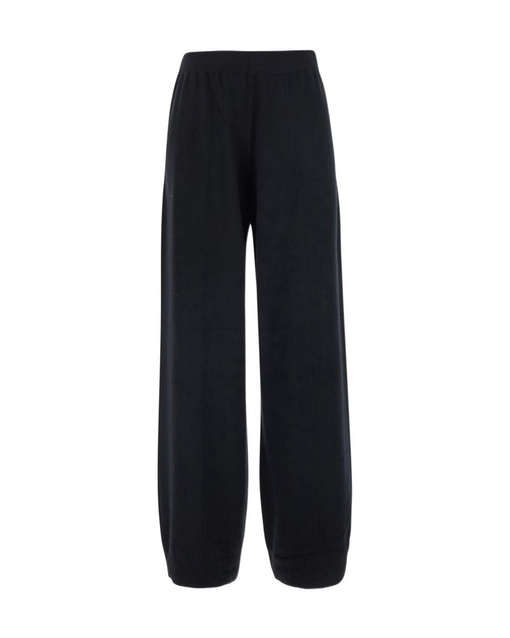 Fabiana Filippi Black Elasticated Knitted Trousers