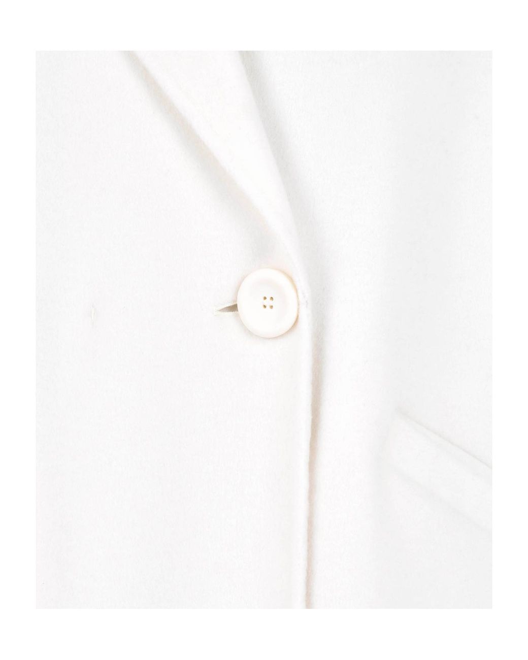 Max Mara White Studio Button-Up Jacket