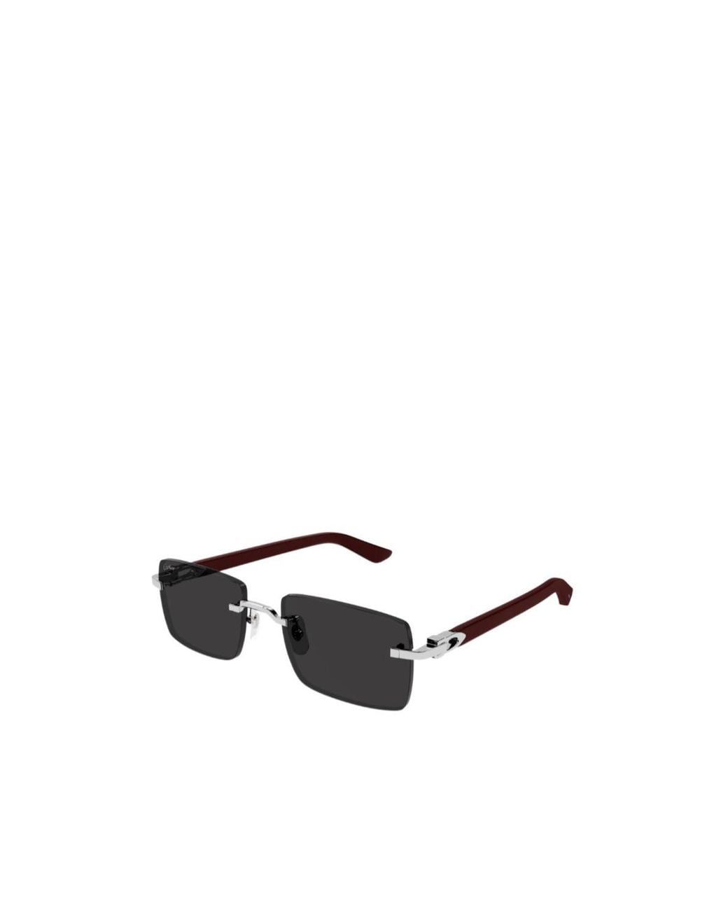 Cartier White Rectangle Sunglasses for men