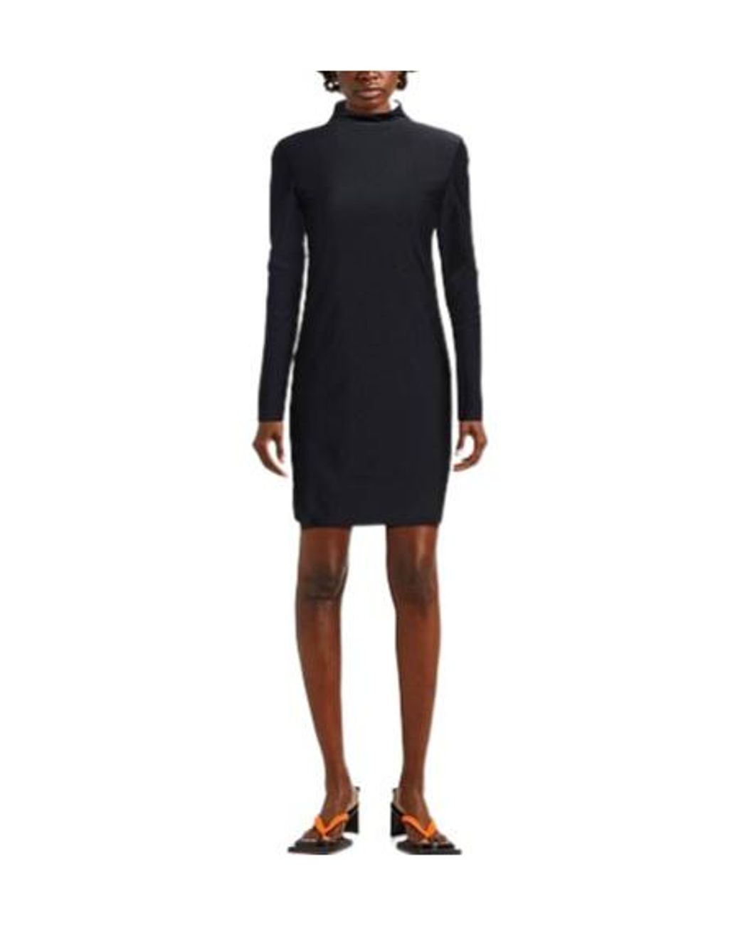 Sportmax Black Sheath Dresses