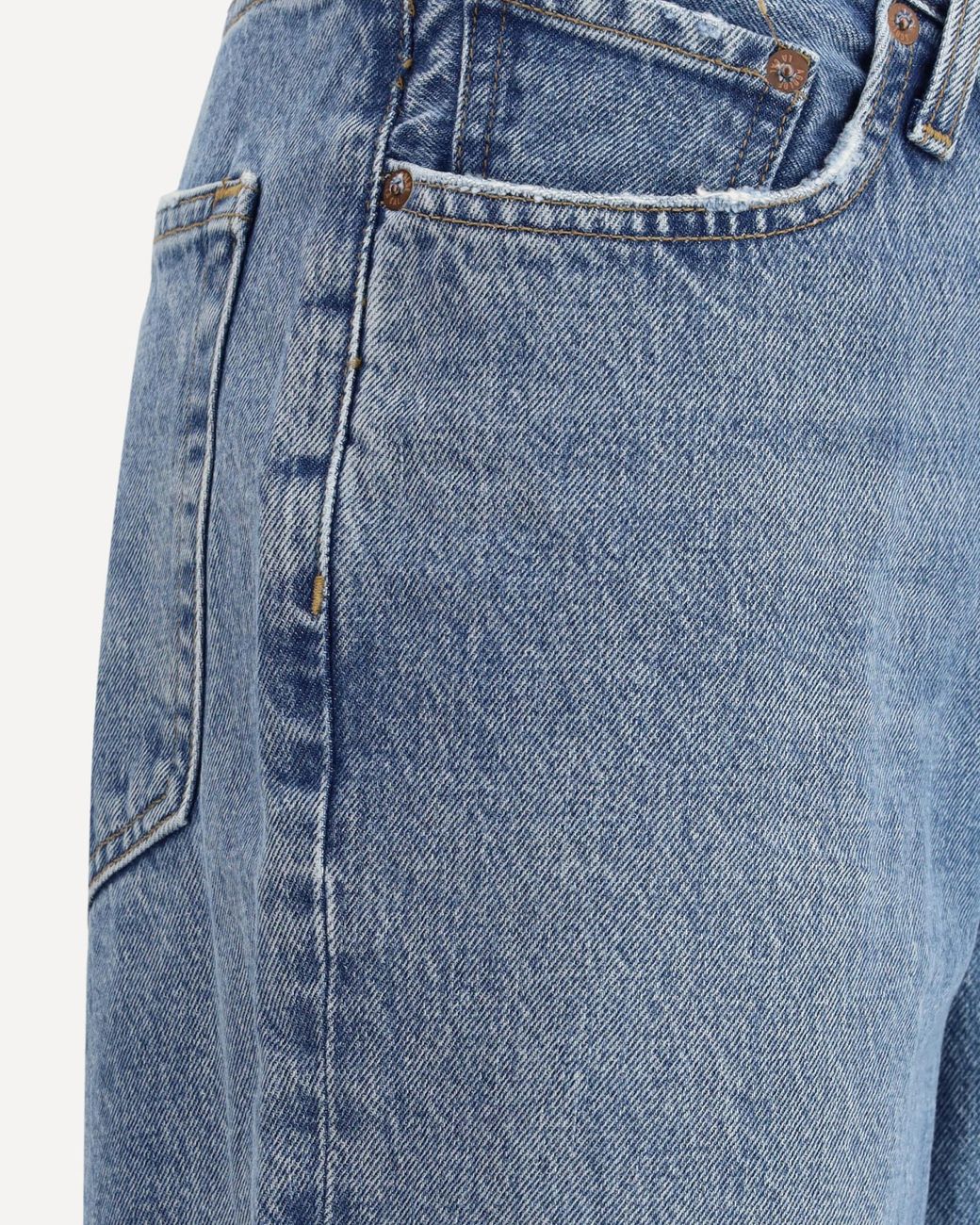 Agolde Blue Five-Pocket Denim Trousers