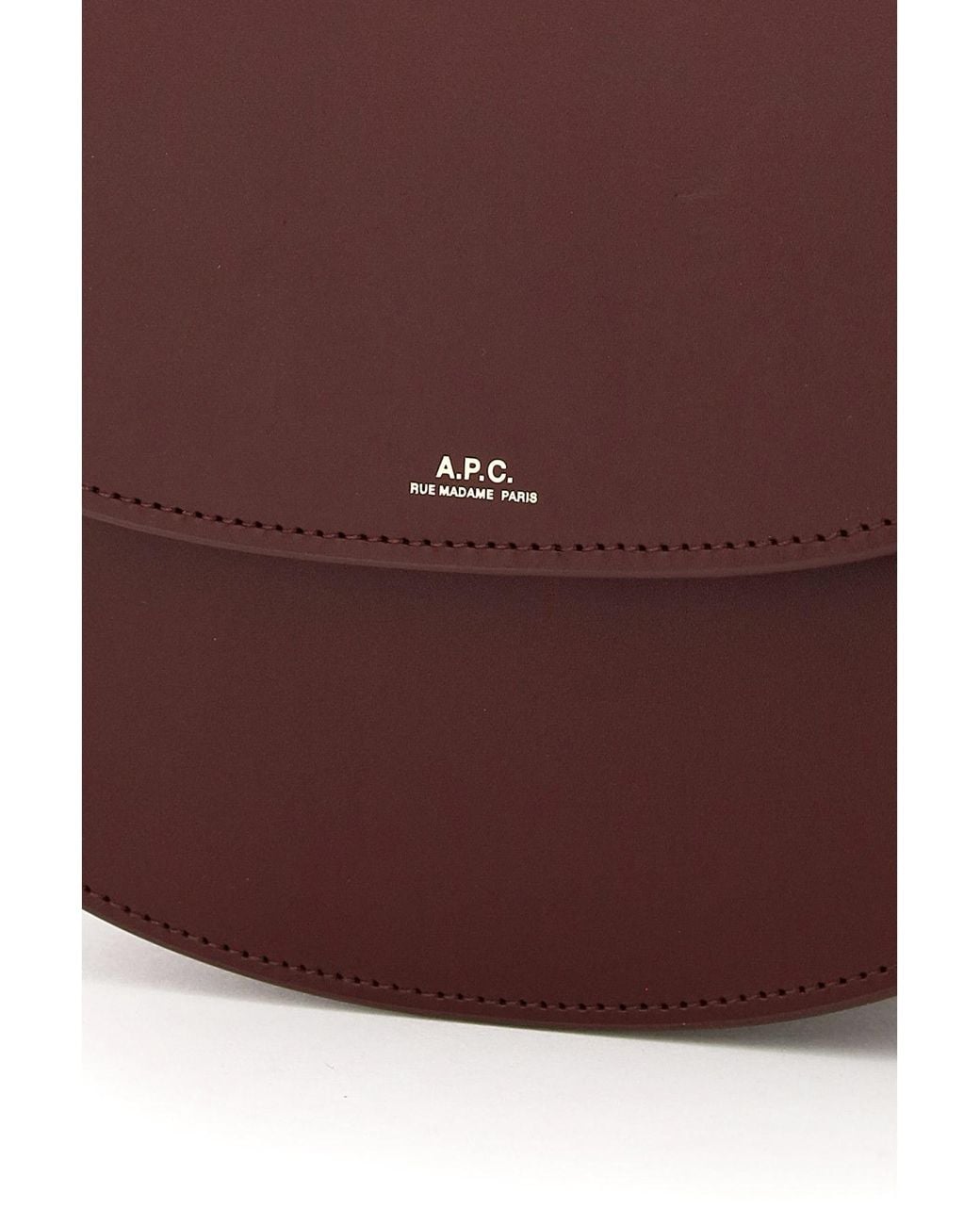 A.P.C. Purple Genève Flap Shoulder Bag