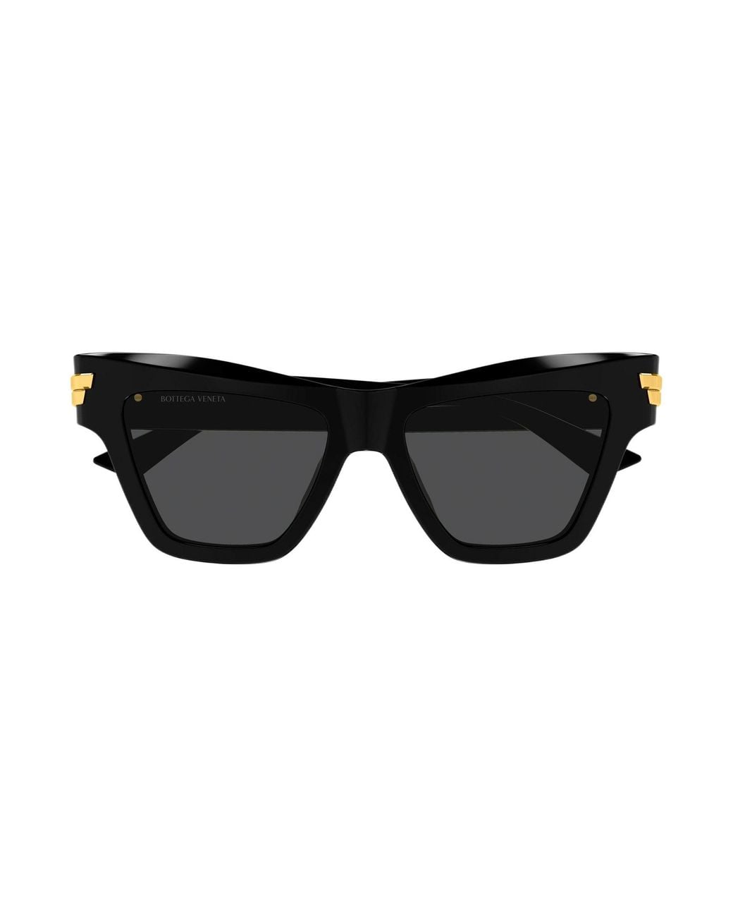Bottega Veneta Black Full-Frame Sunglasses