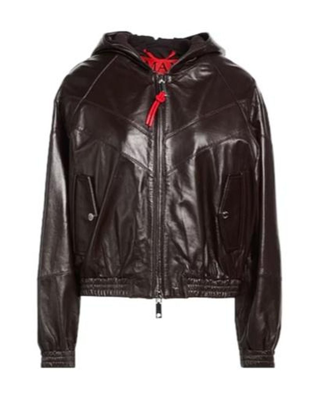 MAX&Co. Black Minimalist Leather Jacket