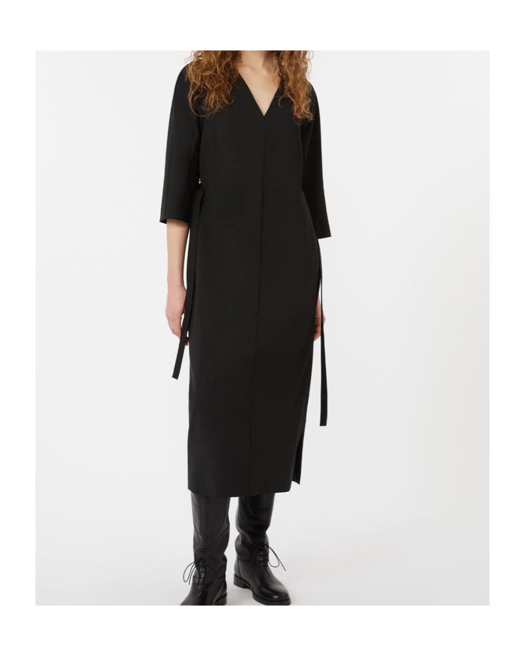 Weekend by Maxmara Black Woollen Cloth Dress