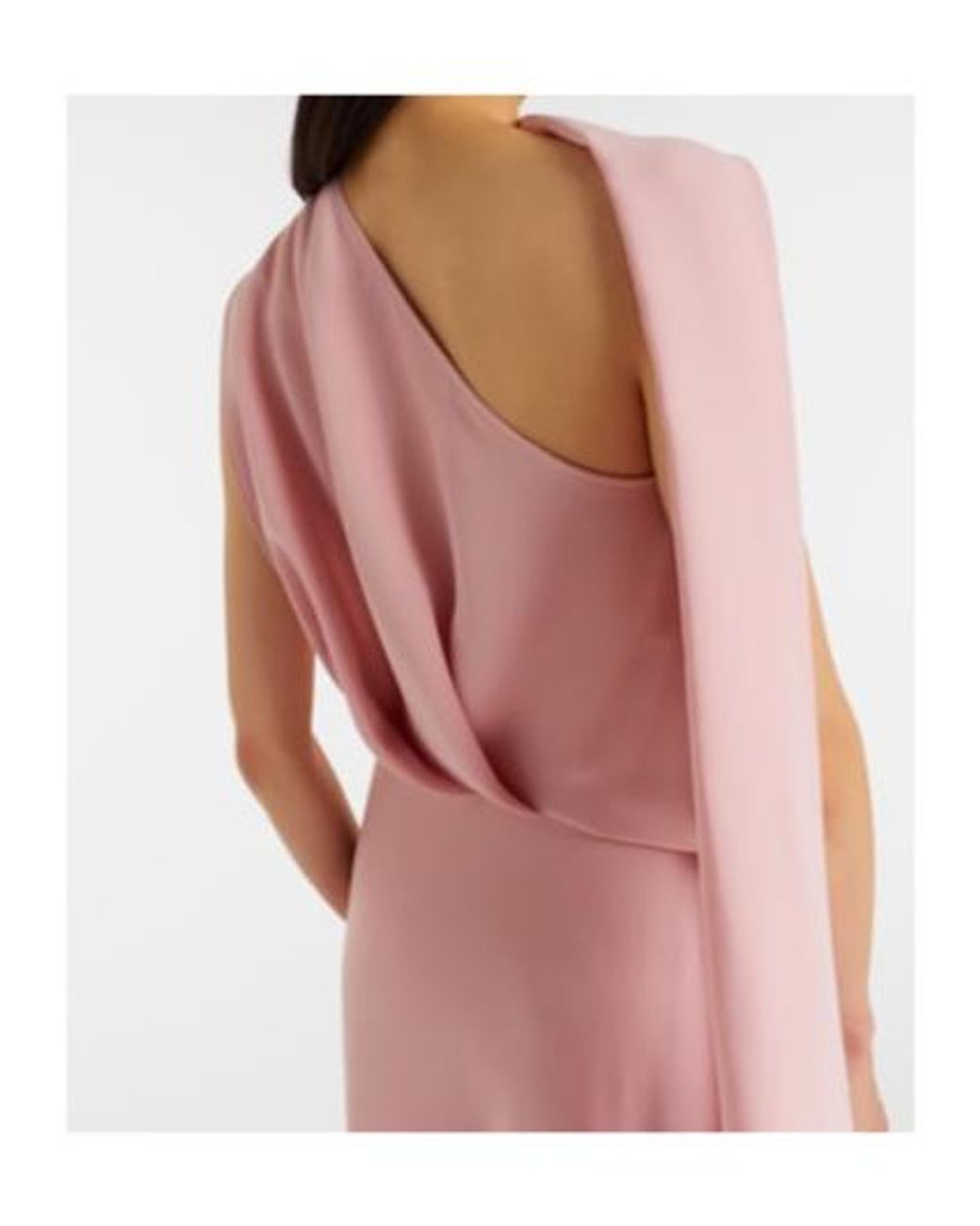 Maticevski Pink Priority Draped Crepe Gown