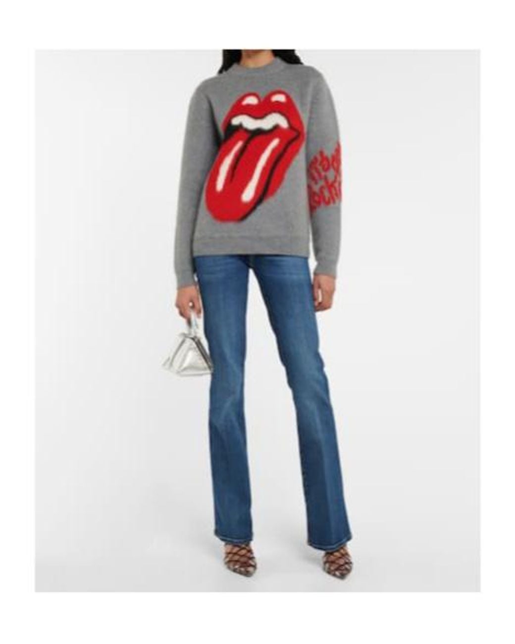 7 For All Mankind Blue Mid-Rise Bootcut Jeans