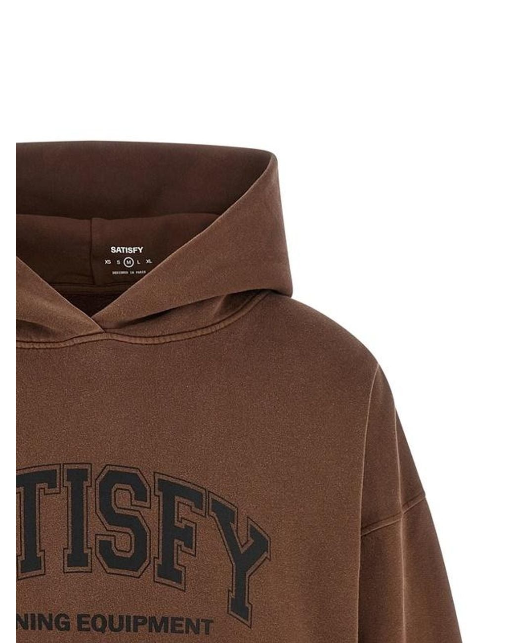 Satisfy Brown Long-Sleeved Sweatshirt for men