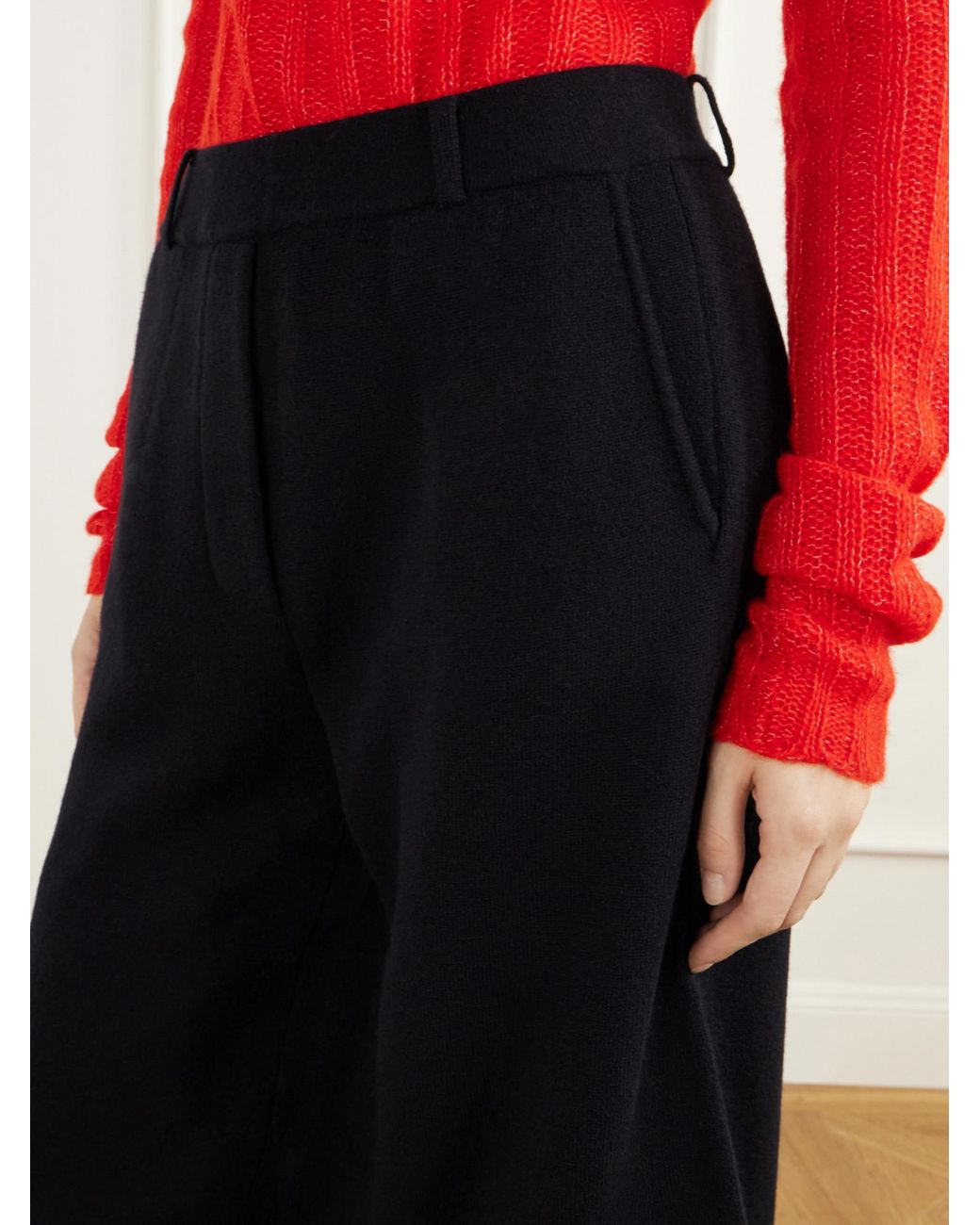 Lisa Yang Blue Cashmere Knitted Shorts