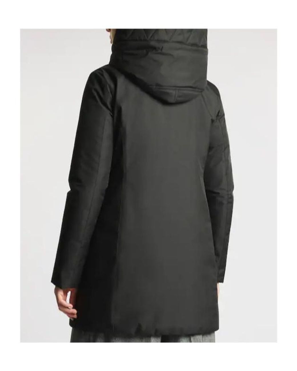 Fay Black Toggle Hooded Jacket