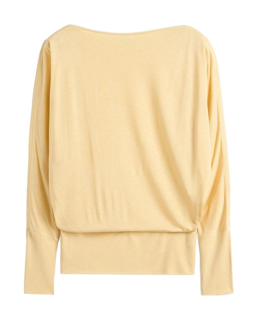 Totême Natural Boat-Neck Jersey Sweater