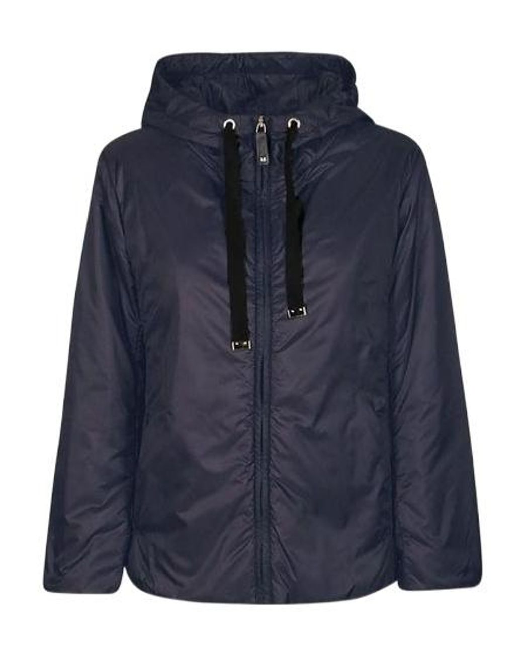 Max Mara Blue The Cube Greenh Quilted Hooded Jacket