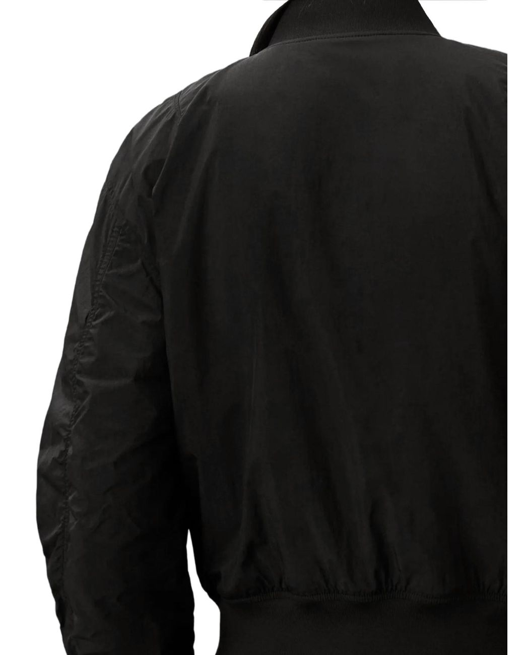 Calvin Klein Black Logo-Embroidered Zip-Up Jacket