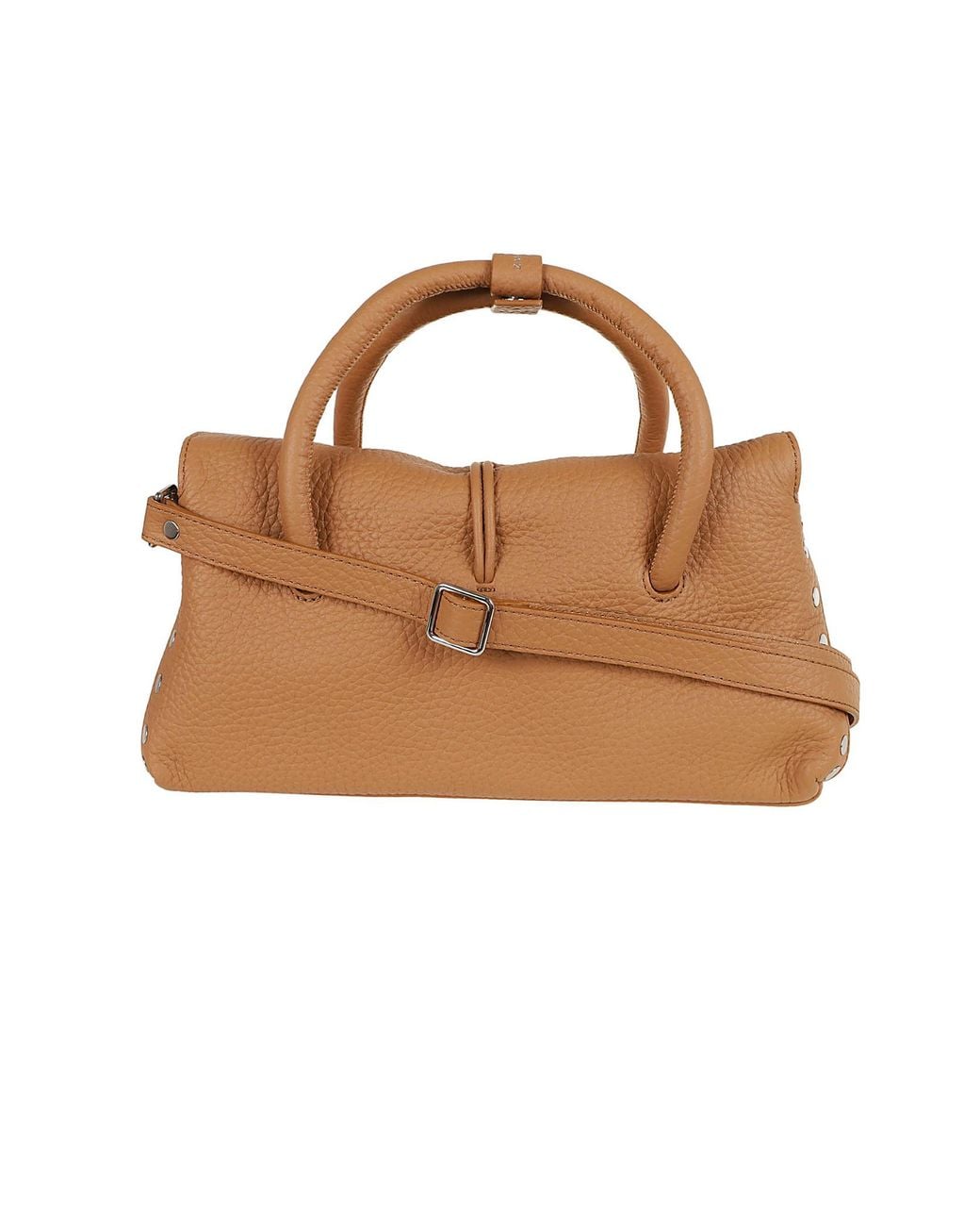 Zanellato Brown Dotta Centauro Small Shoulder Bag