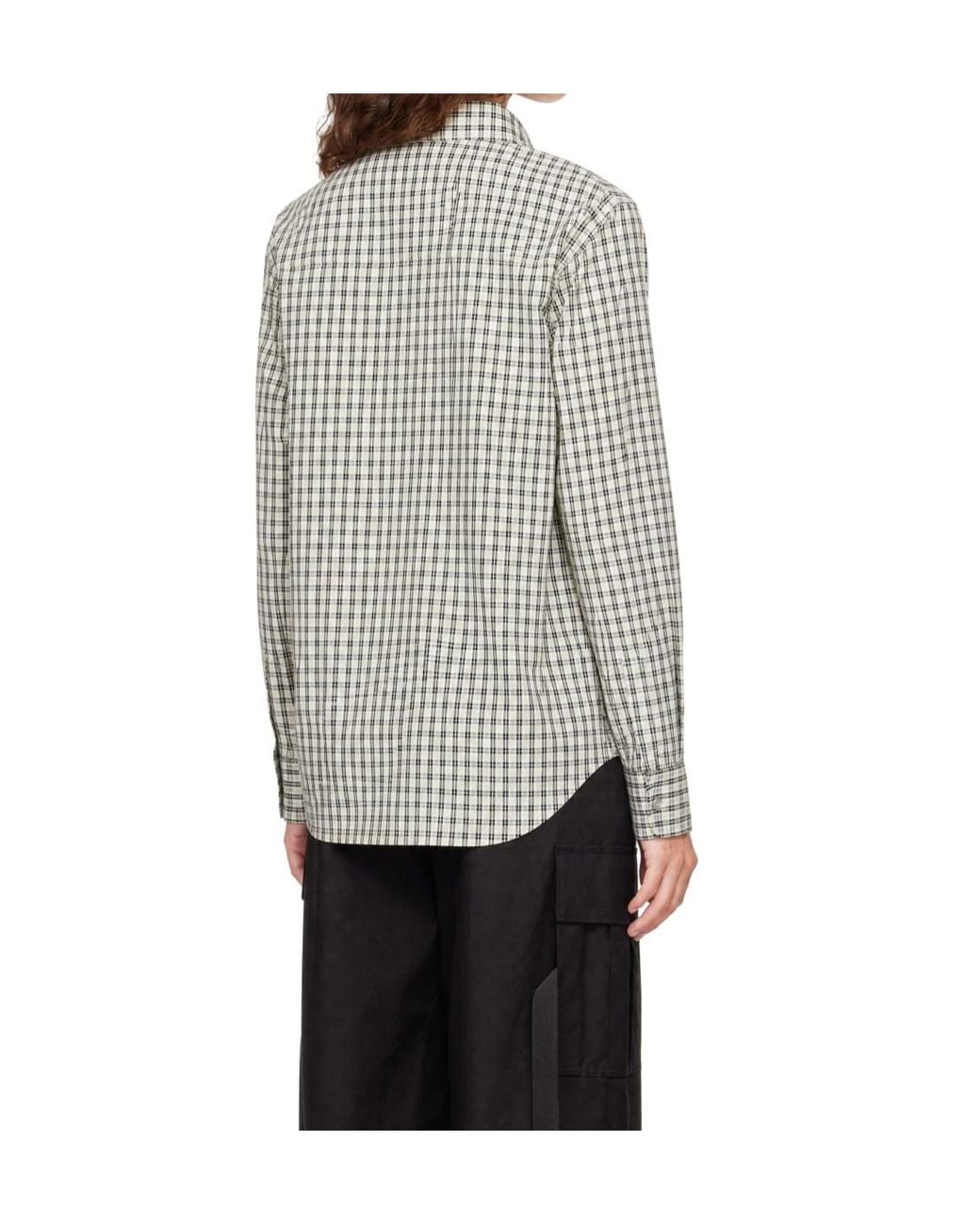 Post Archive Faction PAF Gray Plaid Shirt