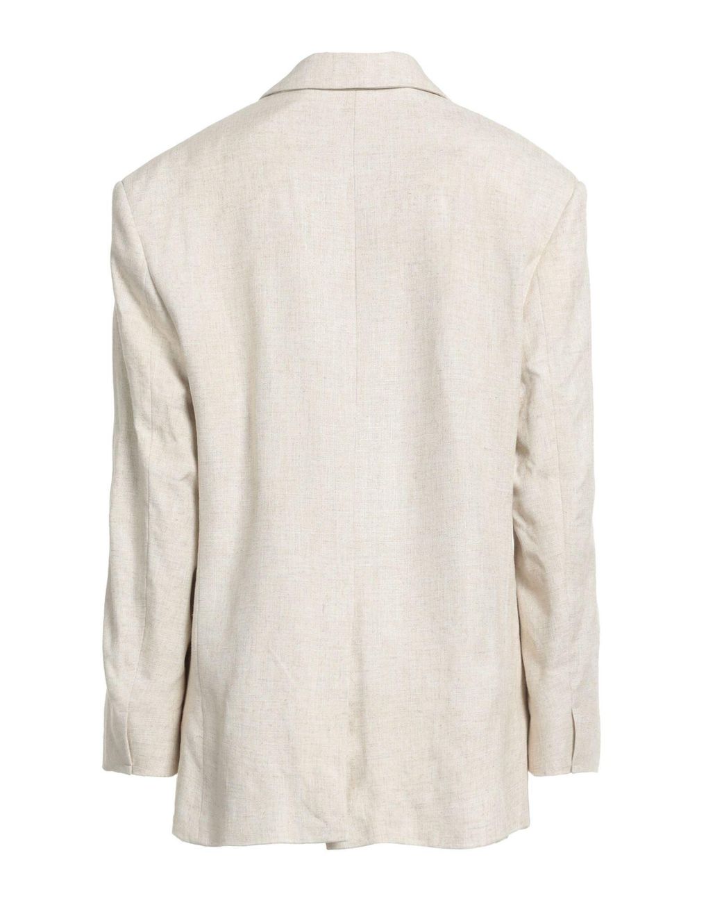 Jacquemus White V-Neck Suit Jacket