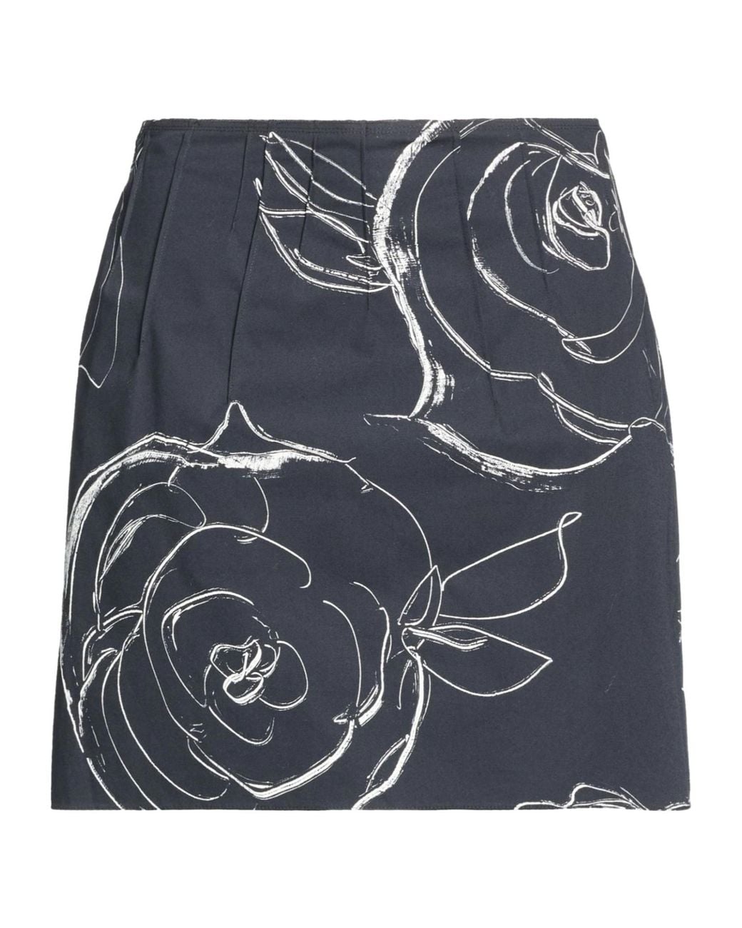 Marni Blue Casual Printed Skirt