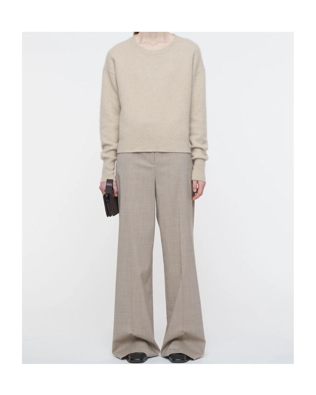 Joseph White Crew Neck Knitwear