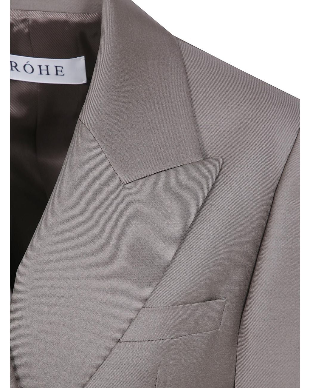 Rohe Gray Hourglass Shaped Blazer