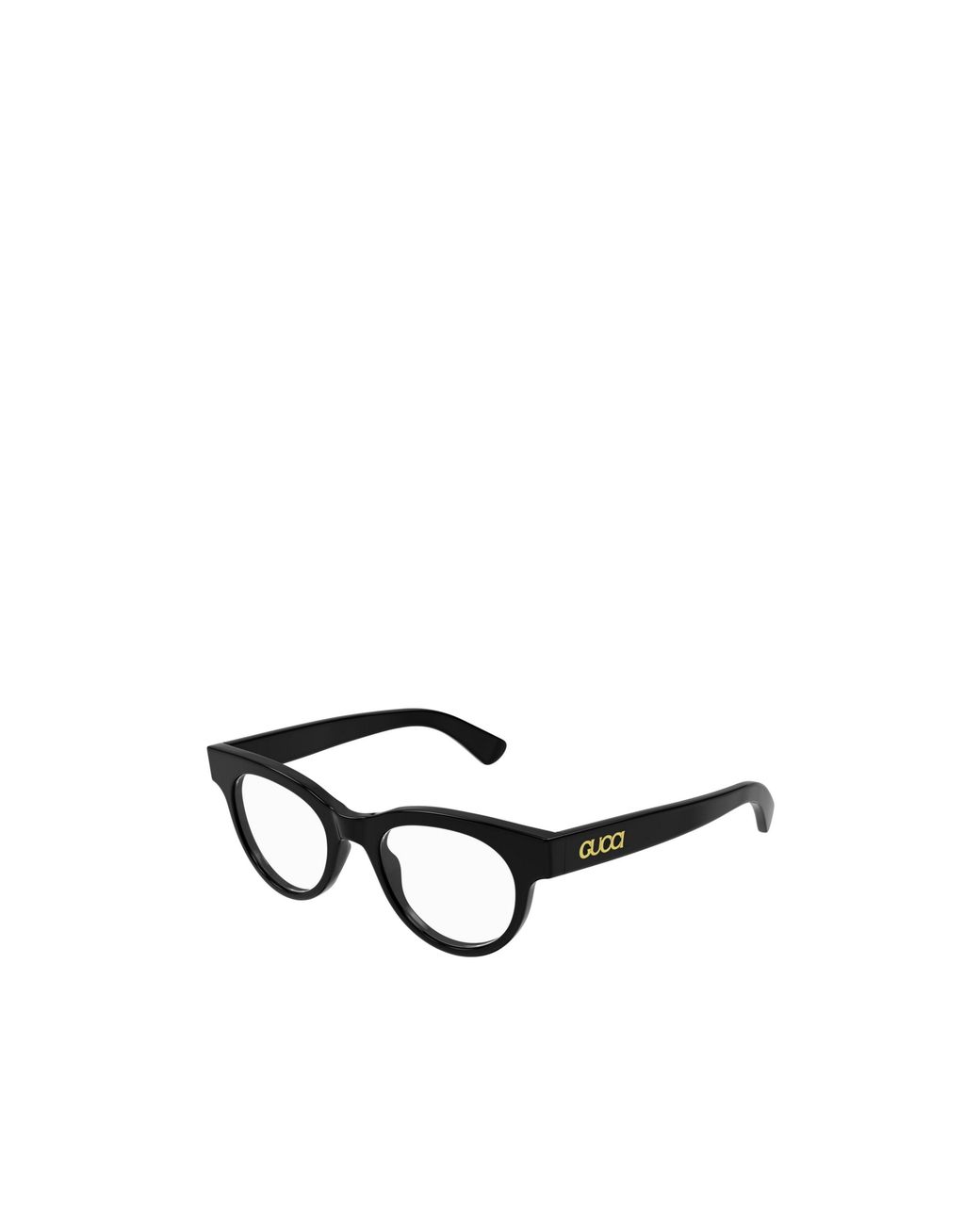 Gucci White Eyewear Round Frame Glasses