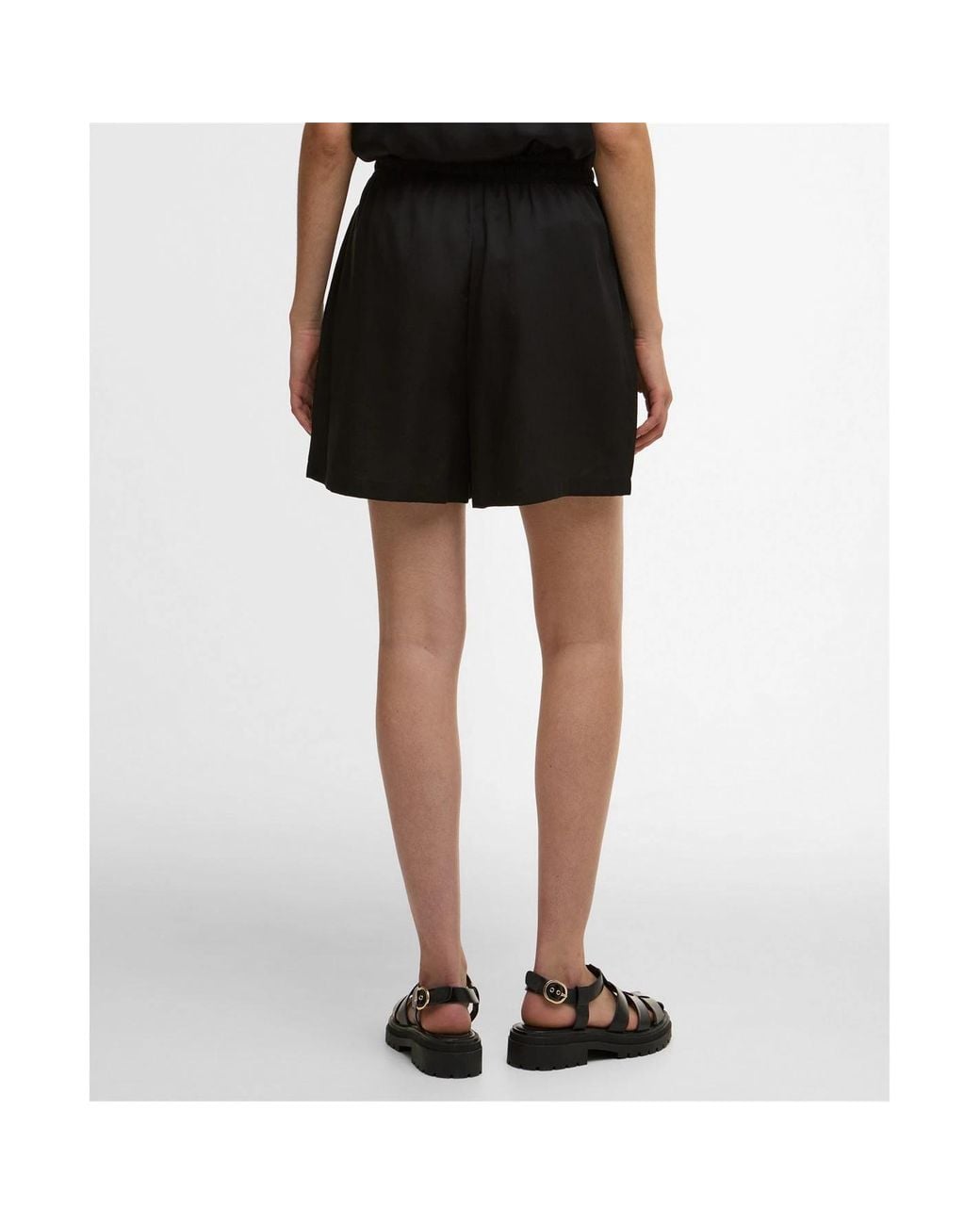 Barbour Black Elastic Waistband Shorts