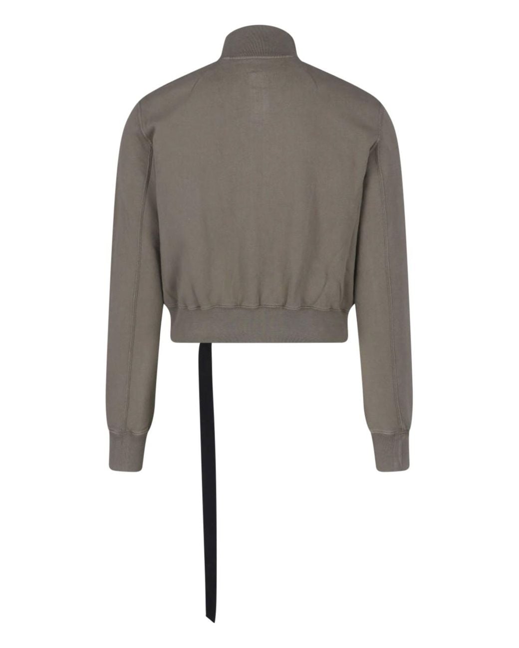 Rick Owens Gray Zipped Sweatshirt for men