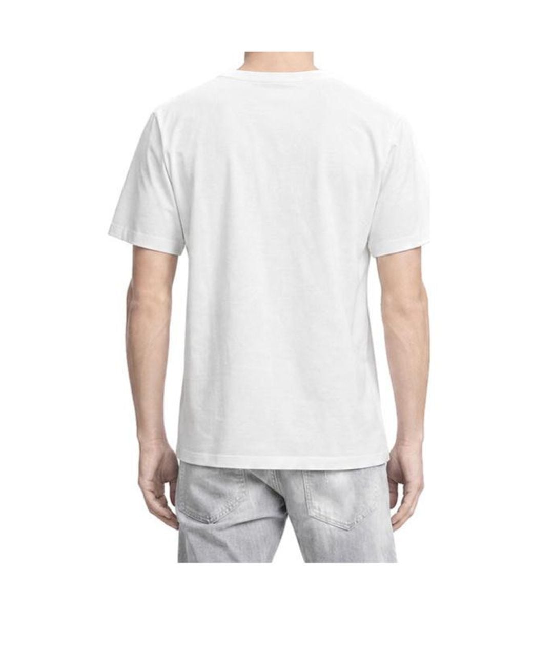 DSquared² White Logo Patch T-Shirt for men