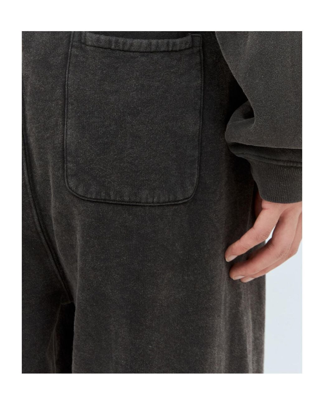 Stussy Gray Stüssy Faded Graphic Print Mid-Rise Track Pants for men