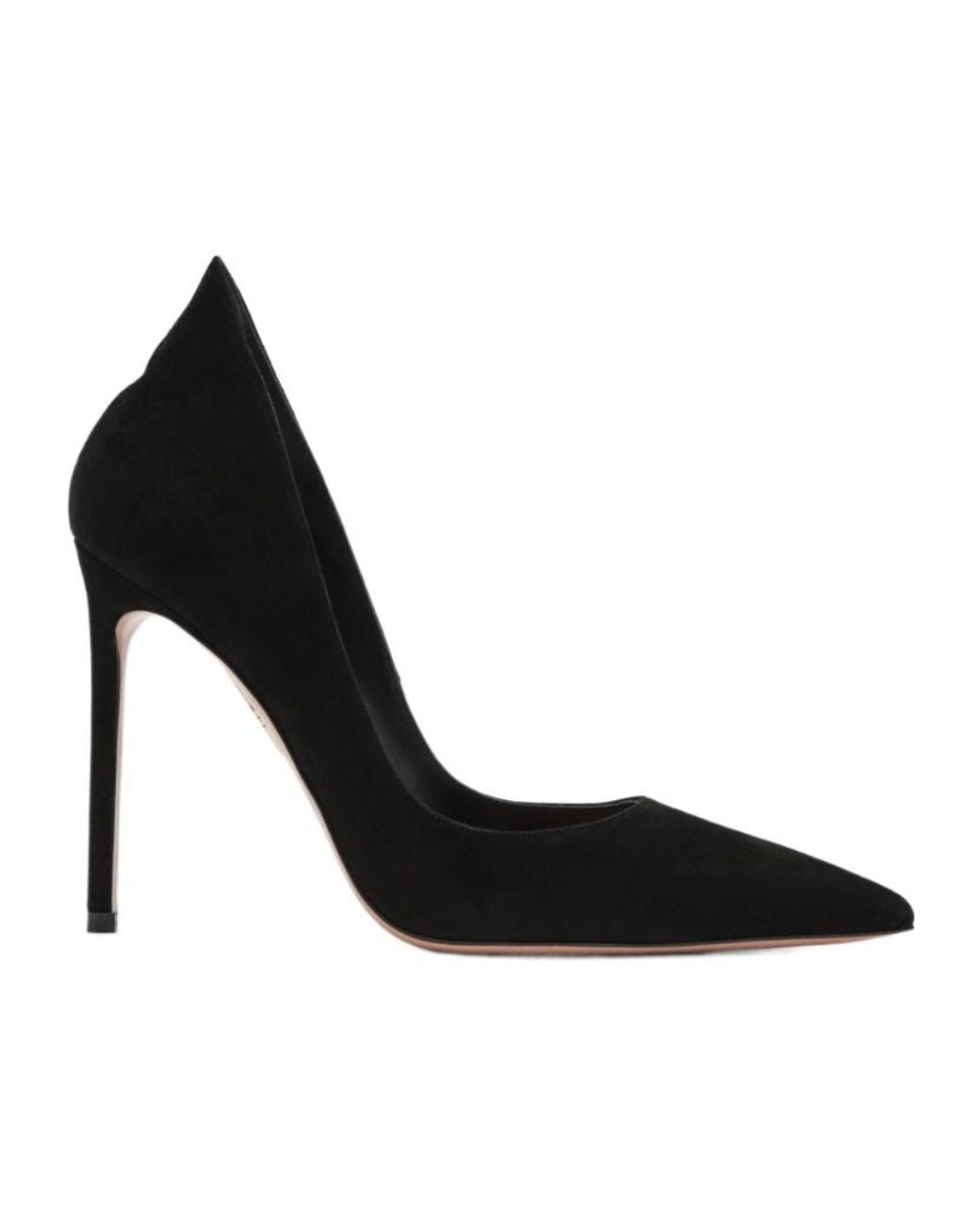 Aquazzura Black Pointed-Toe High Heels