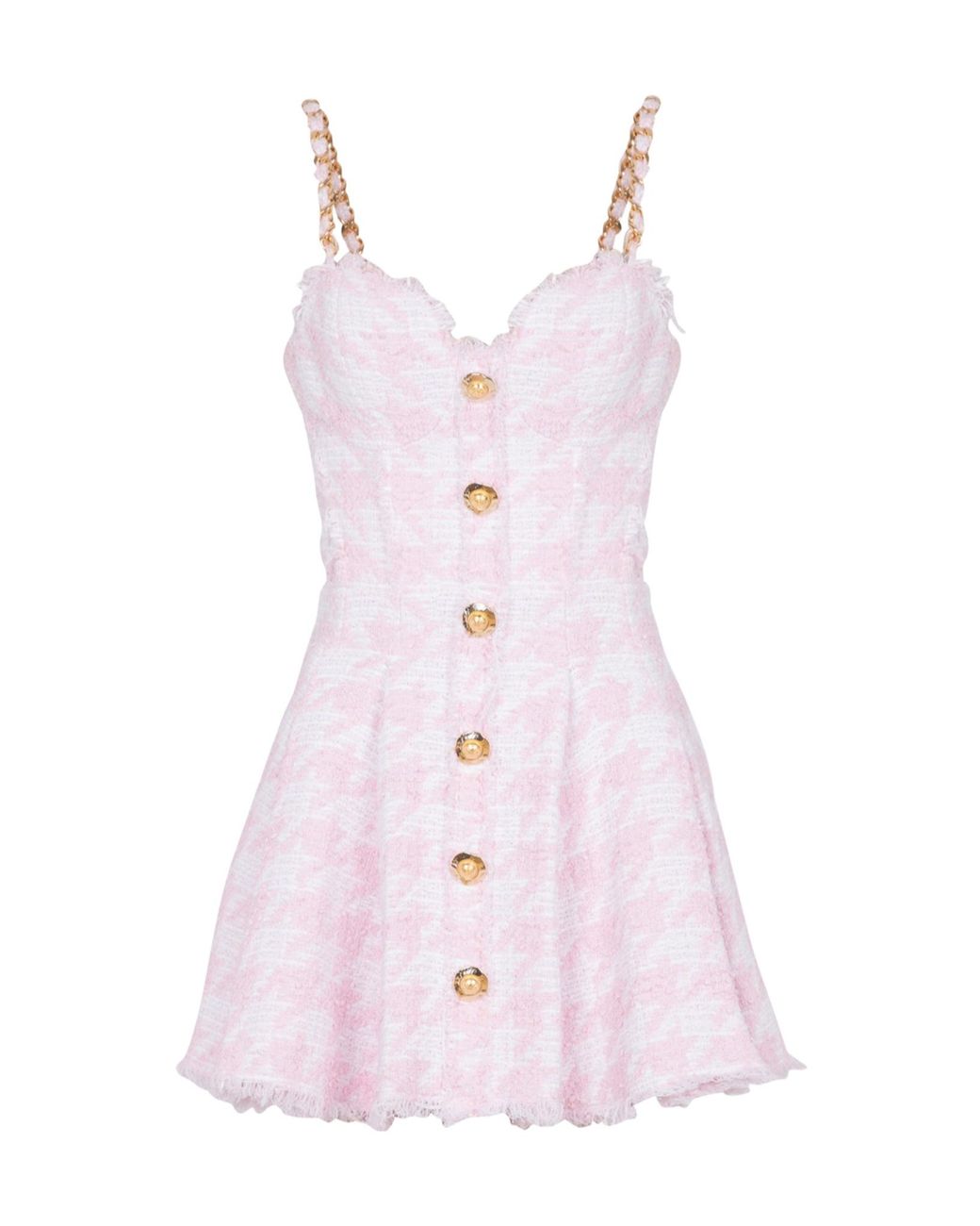 strappy houndstooth tweed a line dress houndstooth tweed dress- Aline dress  heartmycloset