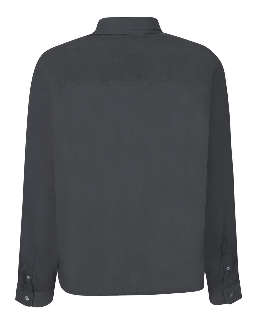 AMI Black Long Sleeve Buttoned Shirt for men