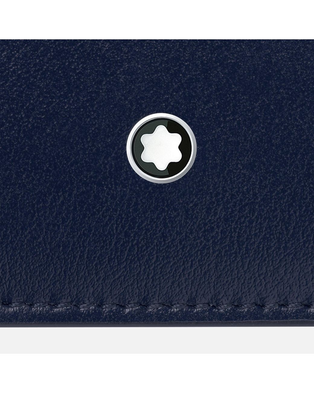 Montblanc Blue Logo Plaque Bi-Fold Wallet for men