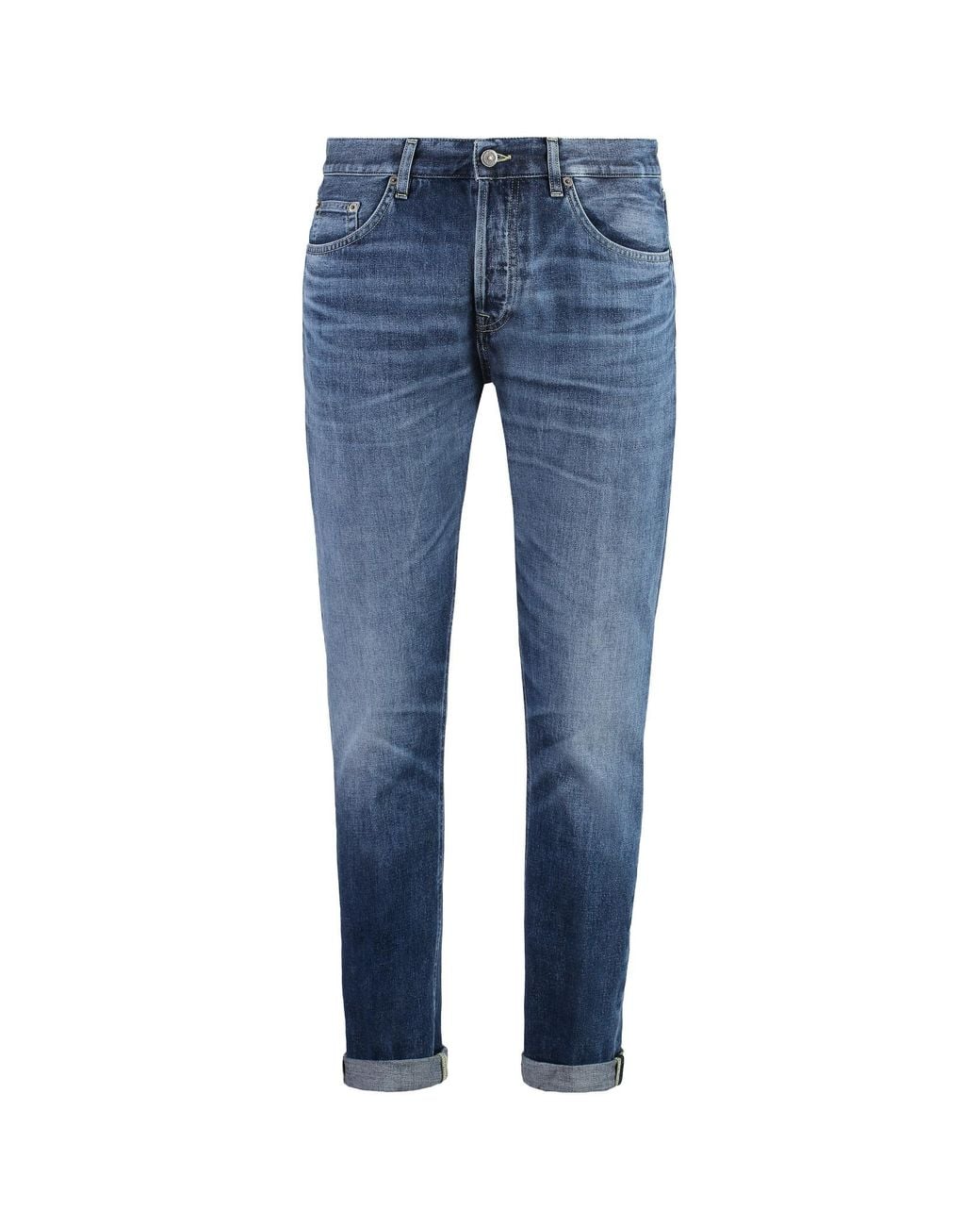 Dondup Blue Icon Stretch Denim Jeans for men