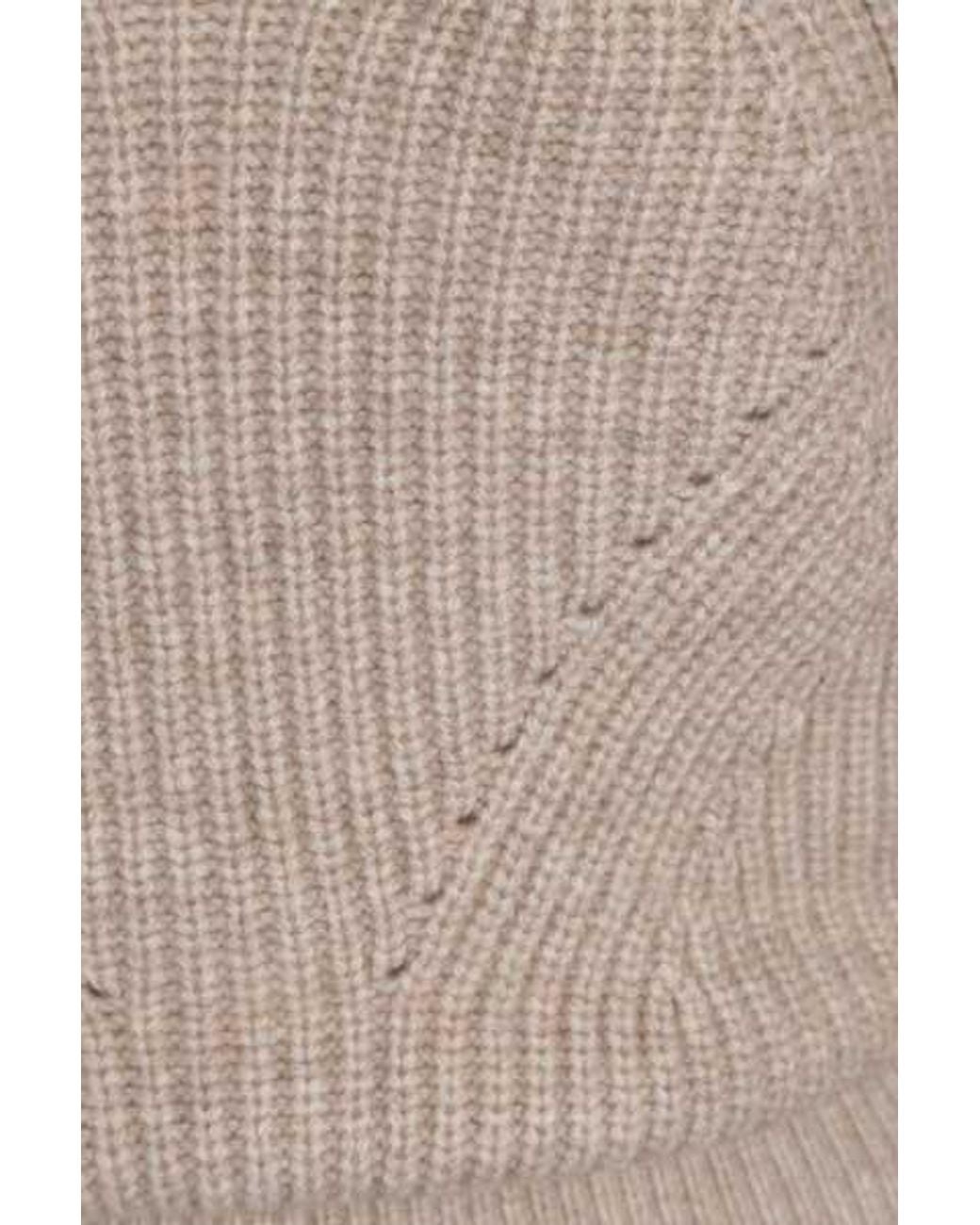 Isabel Marant Natural Palma Cashmere Open Back Sweater