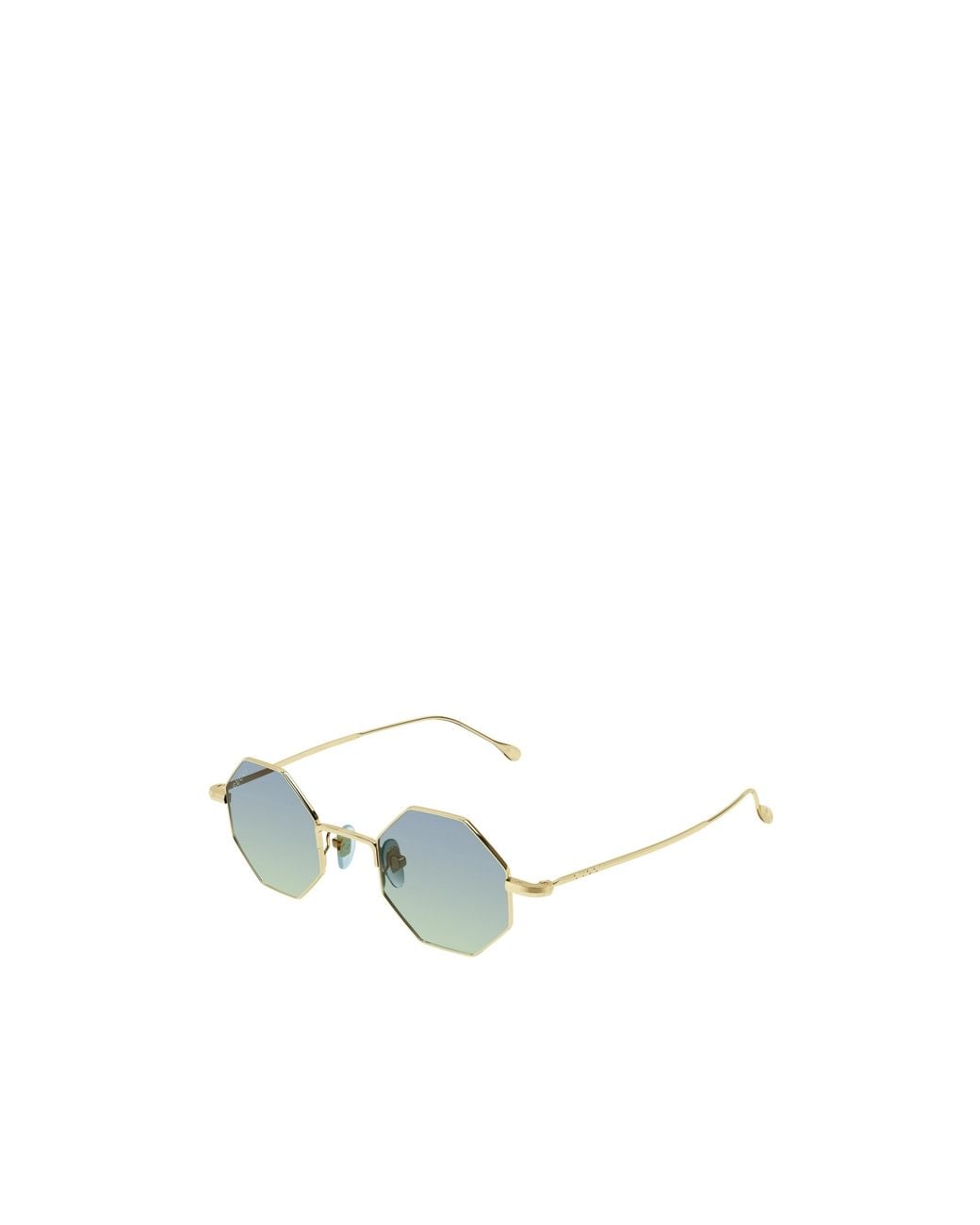 Gucci White Eyewear Geometric Frame Sunglasses for men