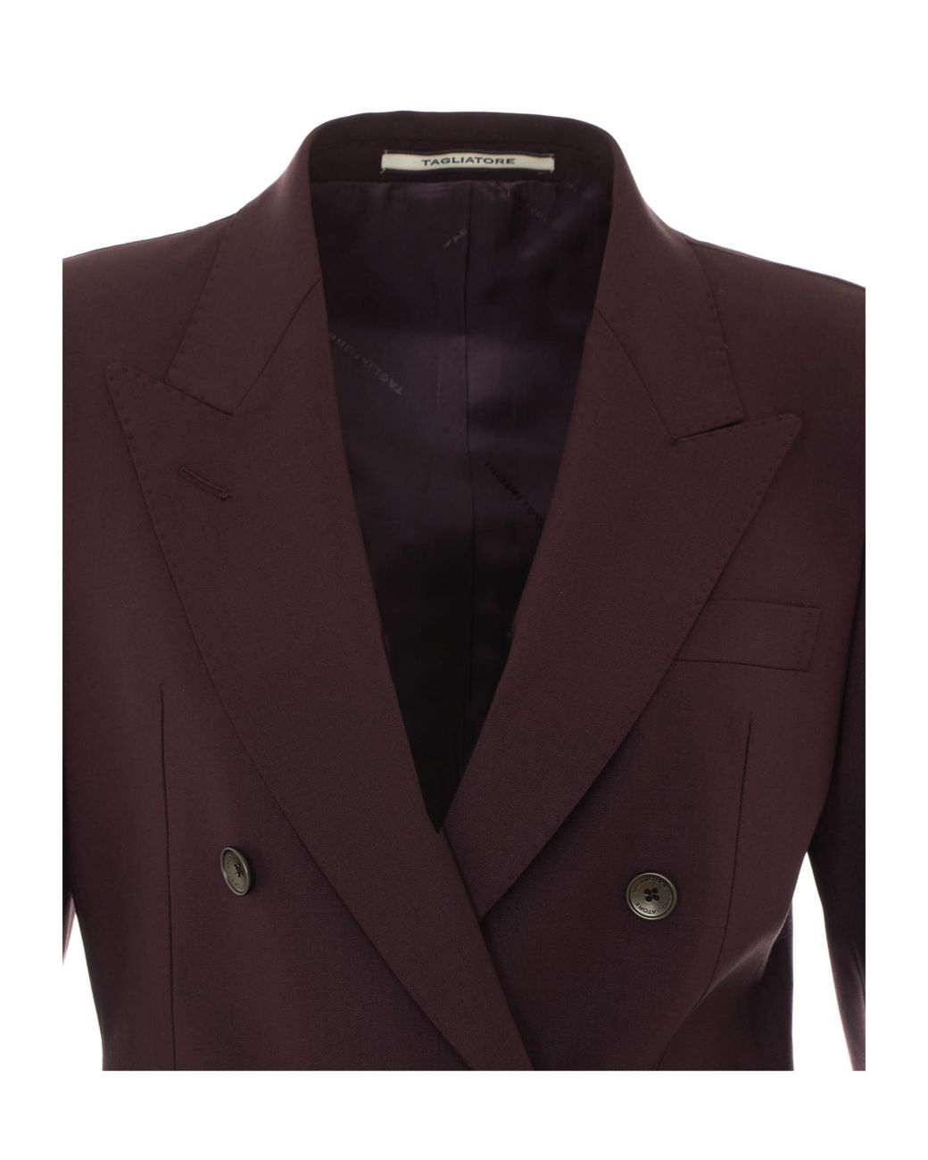 Tagliatore Purple Parigi Double-Breasted Tailored Suit
