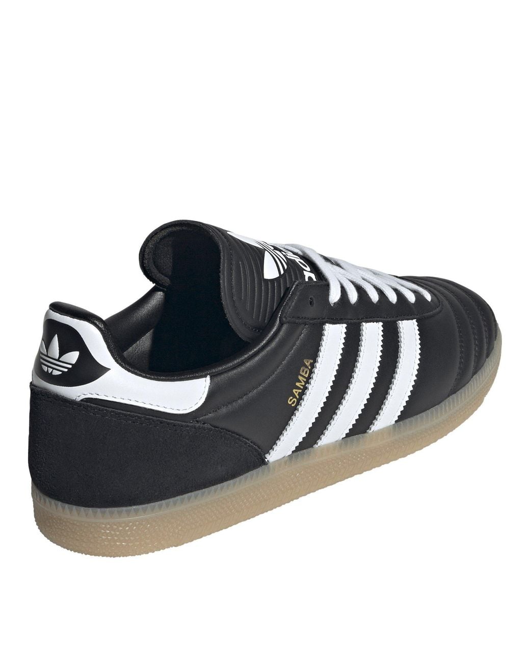 Adidas Originals Black Leather Sneakers for men
