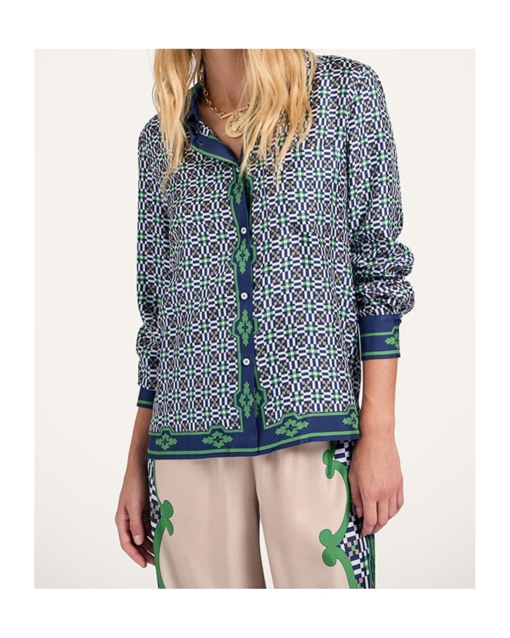 LaDoubleJ Blue Boy Silk Shirt