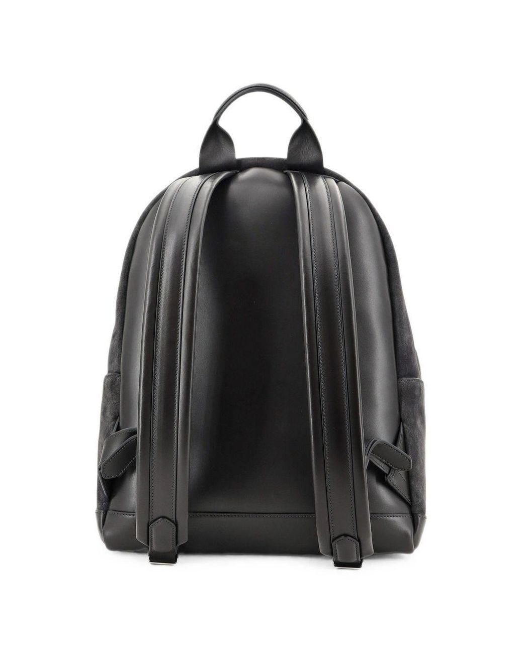 Tom Ford Black Zippered Backpack for men